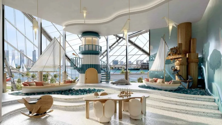 Apartamento de 3 dormitorios en Portside Square Mina Rashid, UAE No. 3294