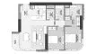 2 dormitorios Apartamento plano «TYPE B-2B-B.1», The Edit at d3