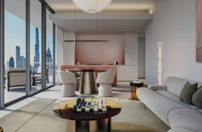 Apartamento de 3 dormitorios en Inaura Hotels & Residences Downtown Burj Khalifa, UAE No. 3891