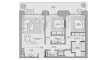 2 chambres Appartement plan d'étage «TYPE B1-2A», Nourelle 1