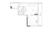 1 chambre Appartement plan d'étage «1BR», THE STERLING