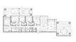 4 chambres Appartement plan d'étage «TYPE B-A», Palm Central Private Residences