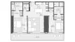 2 chambres Appartement plan d'étage «2BR», Akala