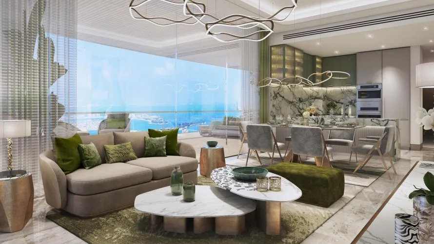 Квартира с 3 спальнями в DAMAC BAY 2, Dubai Harbour, Дубай, ОАЭ №2585 № 9