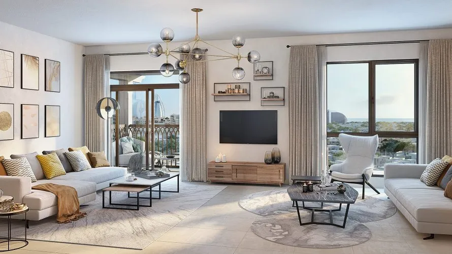 Квартира с 4 спальнями в  Madinat Jumeirah Living, Умм-Сукейм, Дубай, ОАЭ №1454