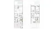 Планировка Таунхауса «3BR» с 3 спальнями в ЖК Bay Villas