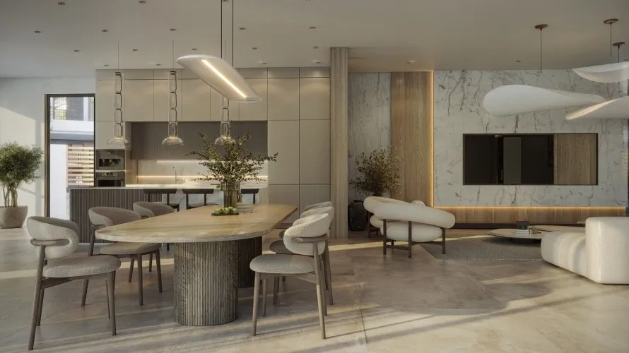 Таунхаус с 5 спальнями в KETURAH RESERVE, Meydan Gated Community, Дубай, ОАЭ №2502 № 1