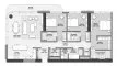 3 bedrooms Apartment floor plan «TYPE C-3B-A.1» in The Edit at d3