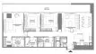 3 bedrooms Apartment floor plan «3BR» in W Residences Dubai Harbour